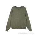 Knitted Thick Sweater Oversize thick washed retro men's sweater Factory